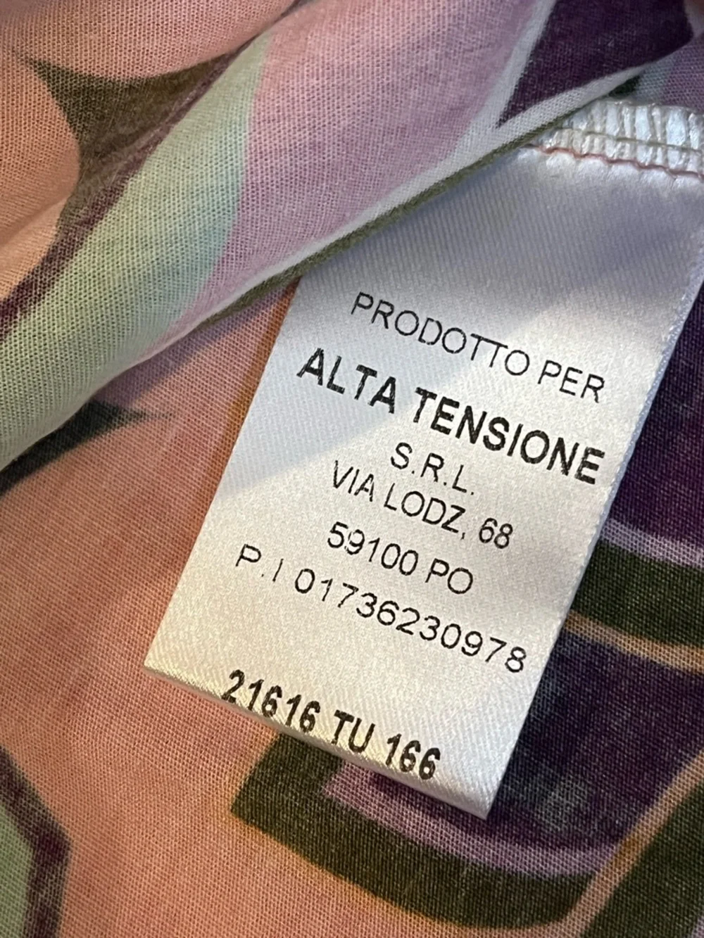 Tensione In Long-Sleeve A-Line Maxi Dress in Vibrant, Psychedelic Floral Print - Picture 10 of 11